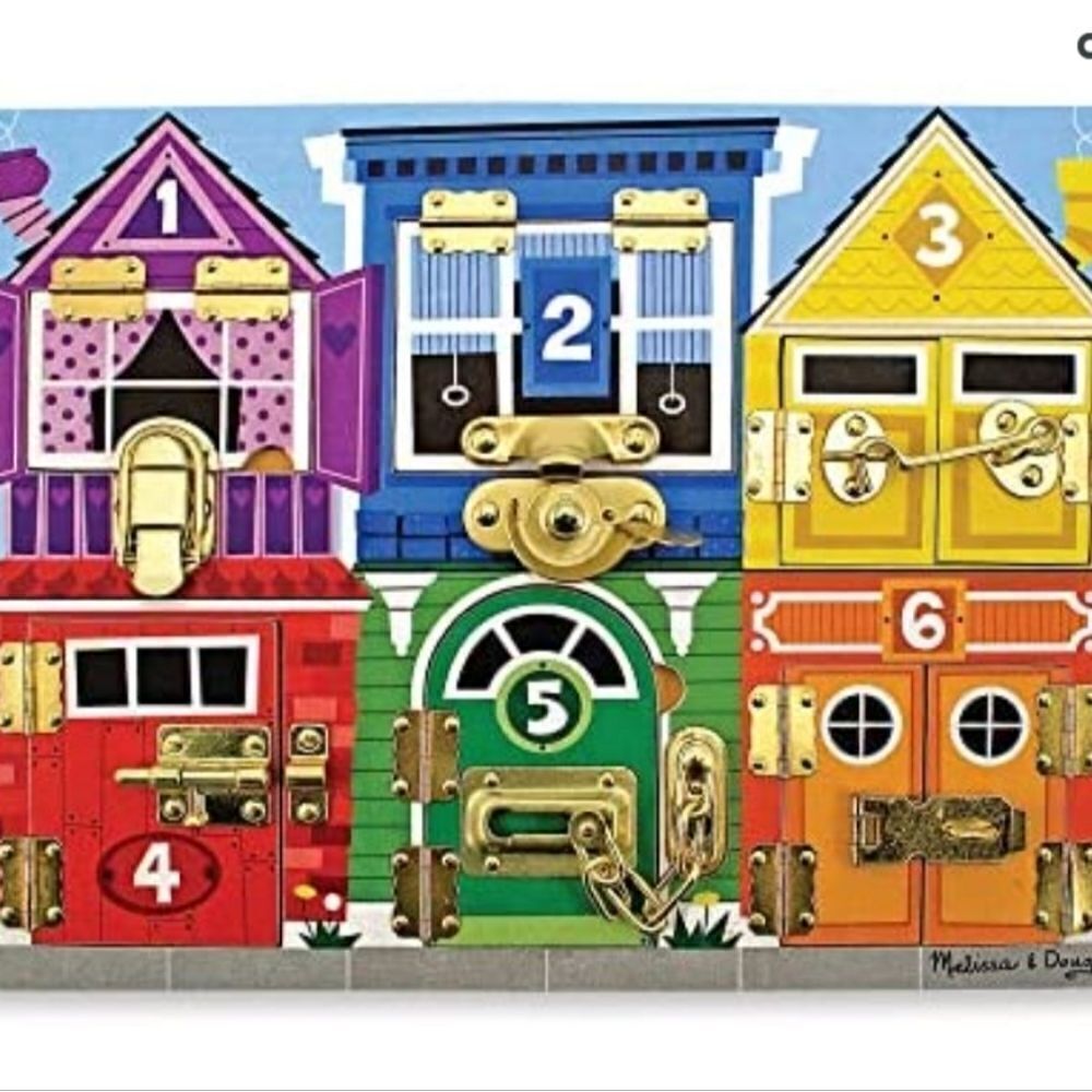 Melissa and Doug latch board